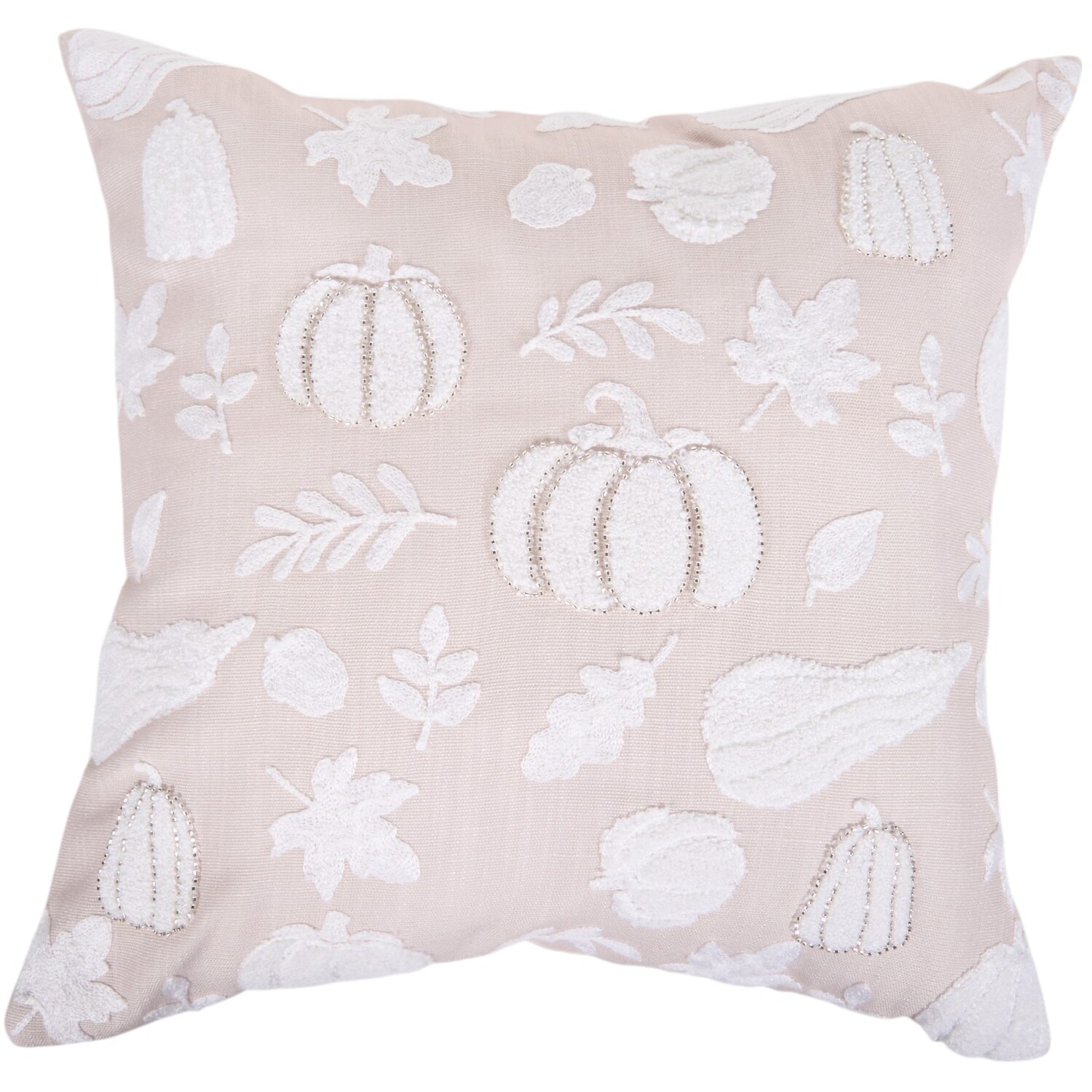Tufted Pumpkin Cushion Natural Image 1
