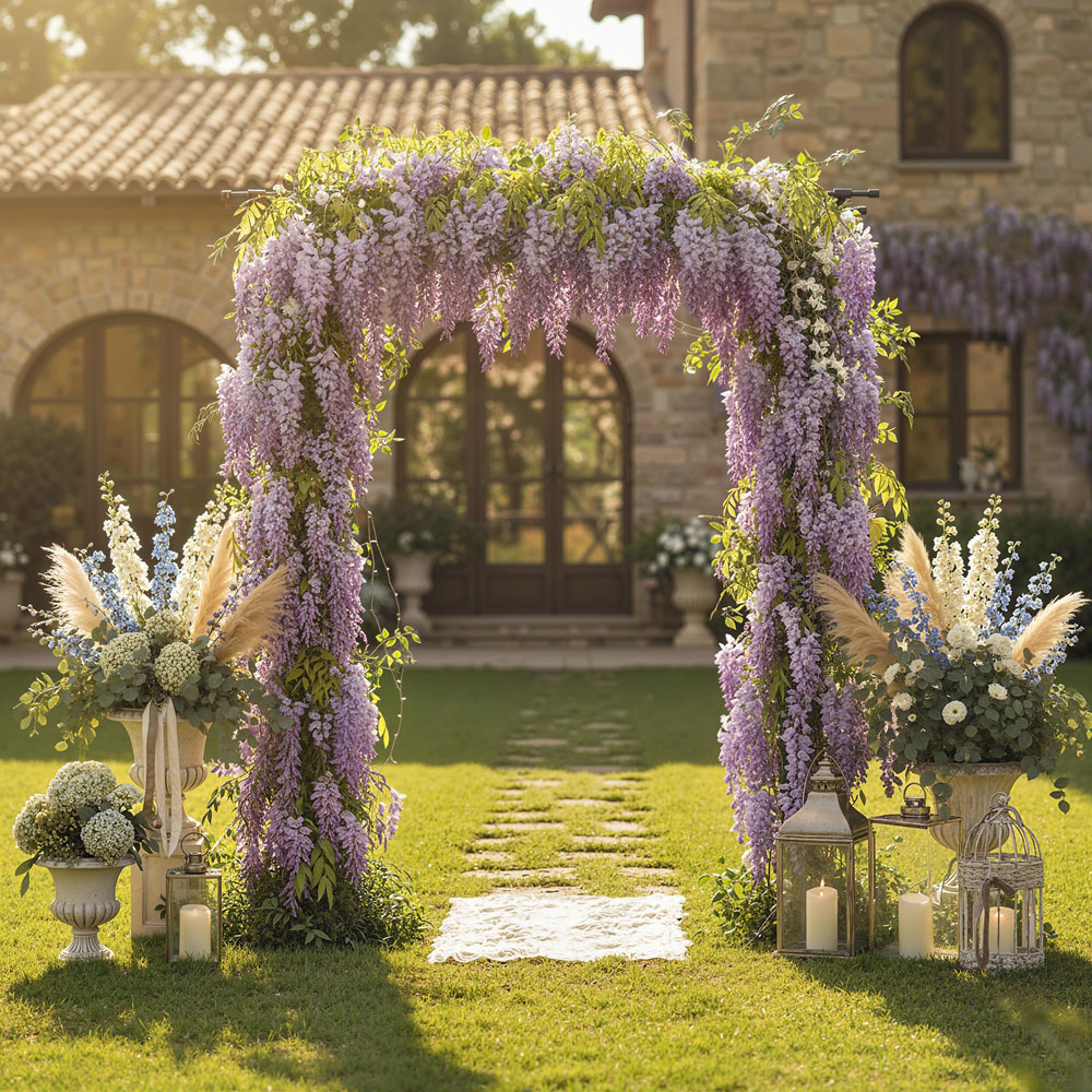 Outsunny 5.9 x 1.3ft Black Garden Arch with Trellis Image 3