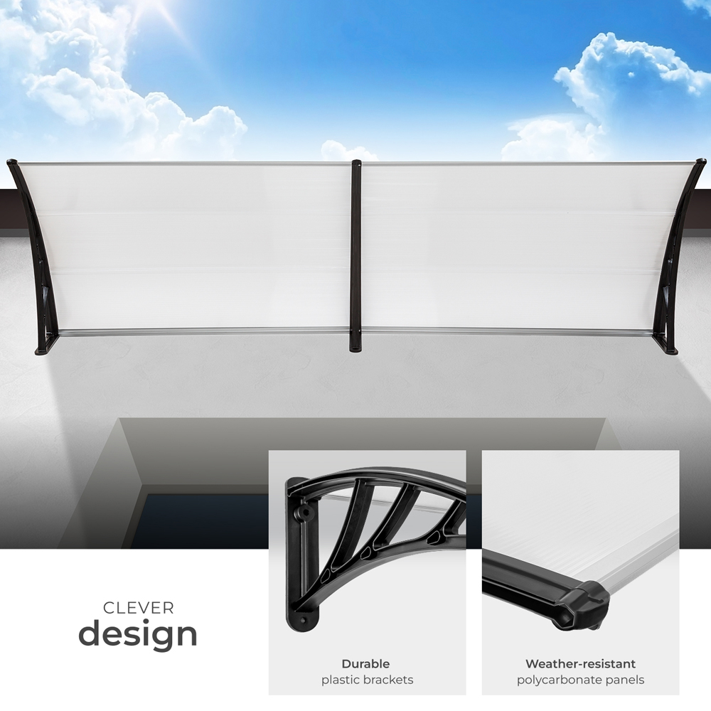 tectake Transparent Canopy 2 x 0.9m Image 6