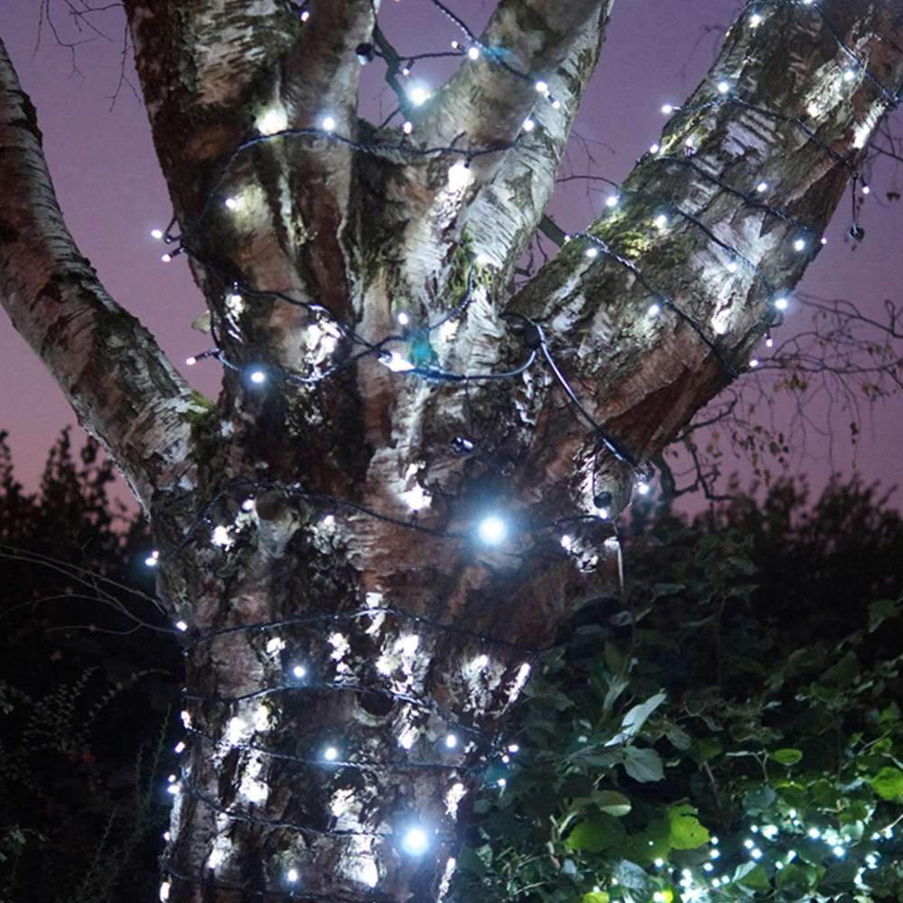 Eagle Connect Cool White LED Black String Light 50m Image 4