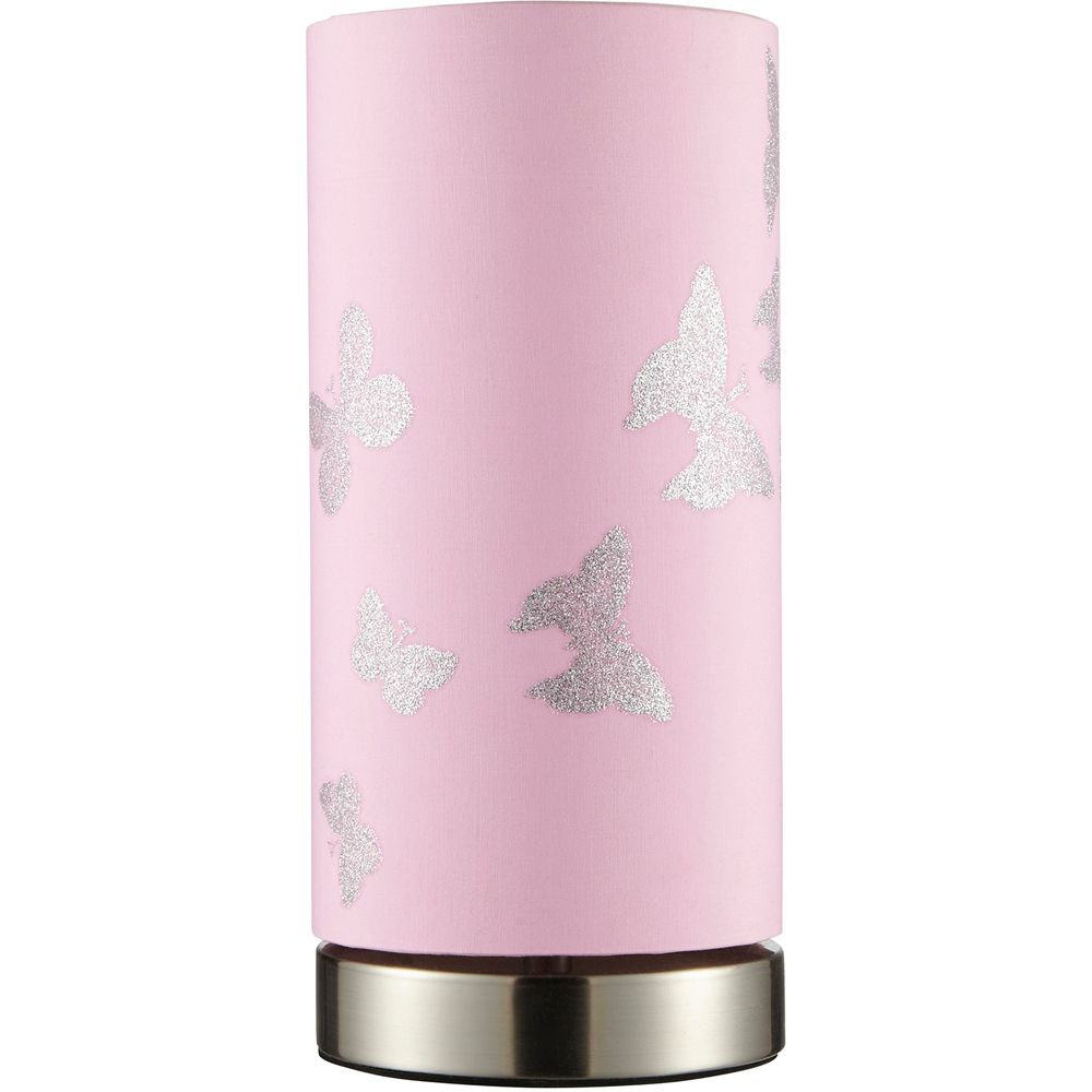 Glow Pink Butterfly Table Lamp Image 1