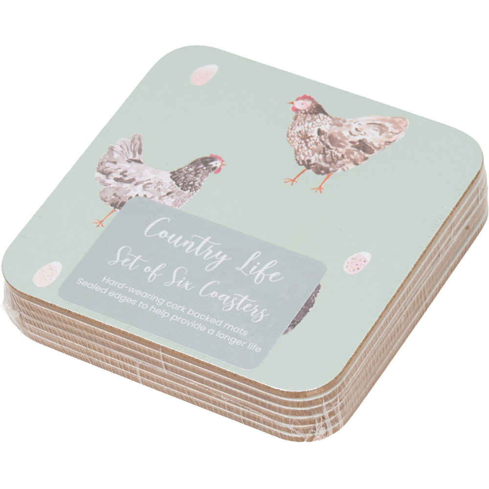 Pack of 6 Country Life Coasters Image 8