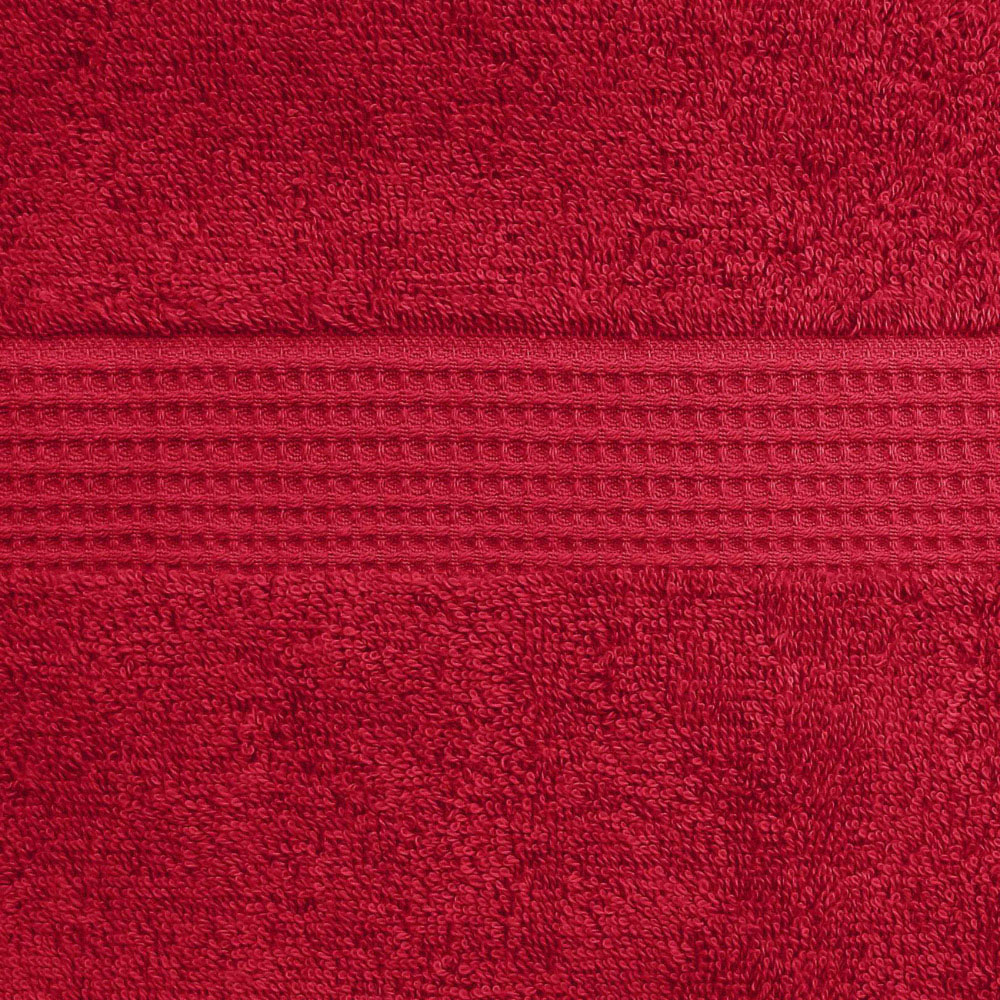 Mayfair Egyptian Cotton Red Bath Sheet Set of 2 Image 4