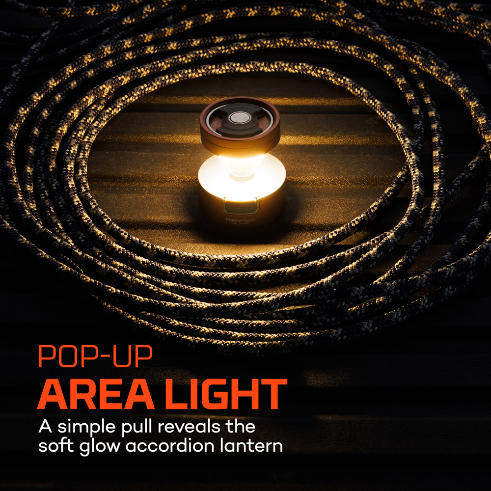 Nebo Poppy Puck 2-in-1 300 Lumens Pocket Puck Light and Collapsible Lantern Image 6