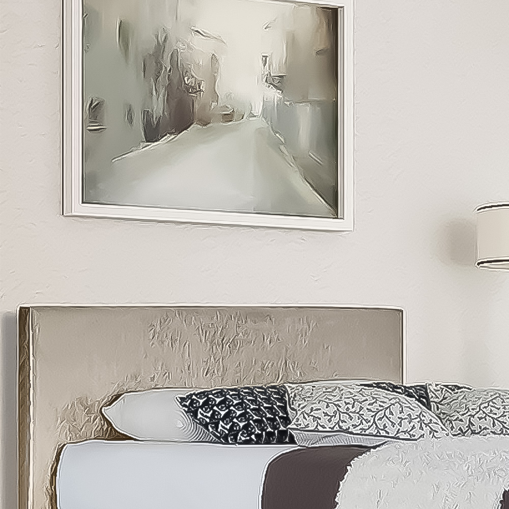 Brooklyn Single Cream Crushed Velvet Bed Frame Image 2