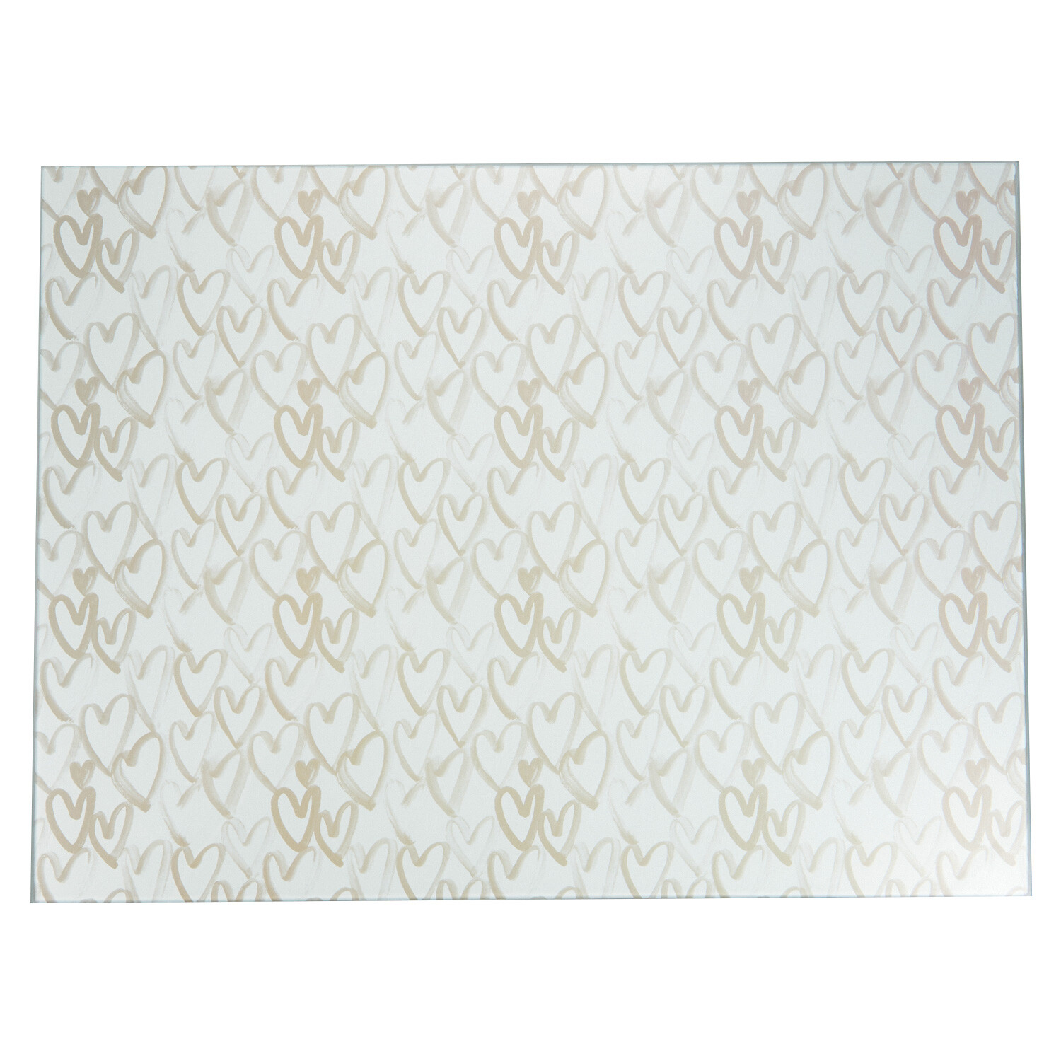 Hearts Worktop Saver - Gold Image 1