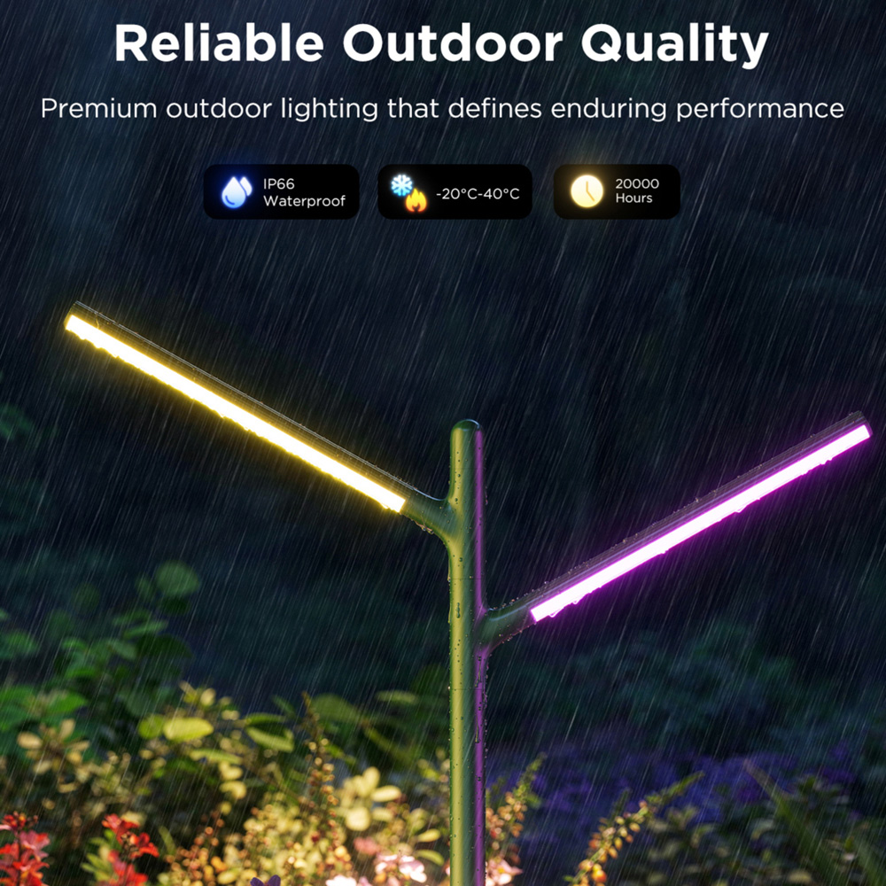 Govee RGBICWW LED Smart Garden Stake Light 2 Pack Image 7