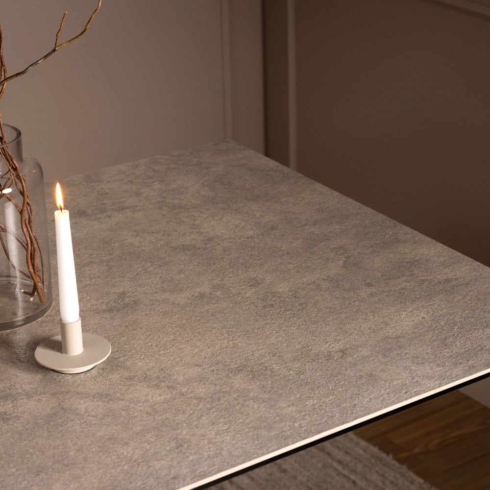 Florence Heaven 6 Seater Ceramic Dining Table Grey Image 6