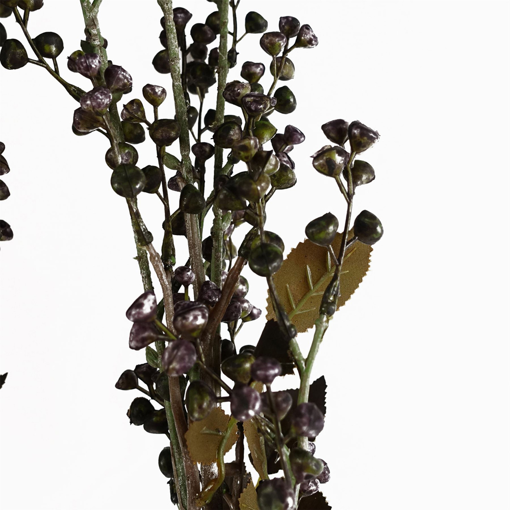 Leaf Dark Berry Stem Artificial Stem 85cm 6 Pack Image 3
