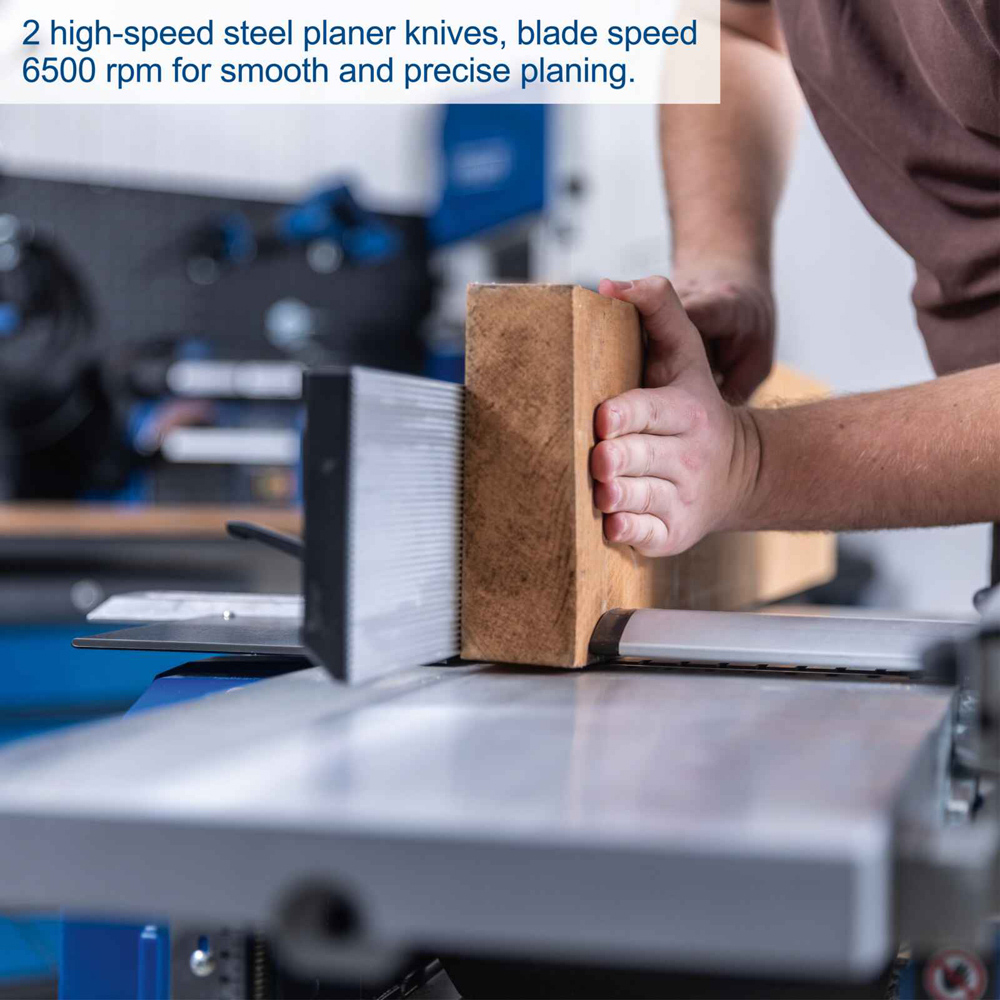 Scheppach HMS1500 Surface and Thickness Planer with Stand 2200W Image 5