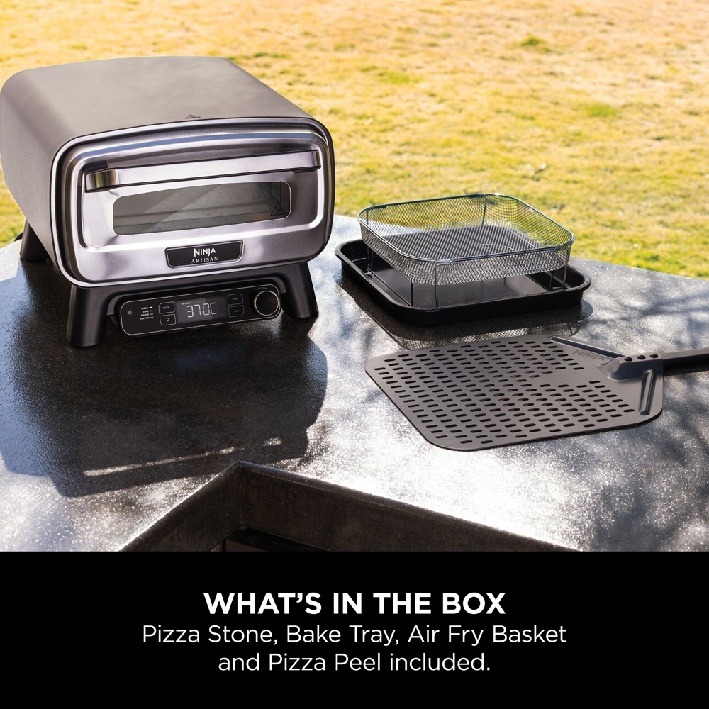Ninja Artisan MO201UK Grey Outdoor Pizza Air Fry Oven Image 9