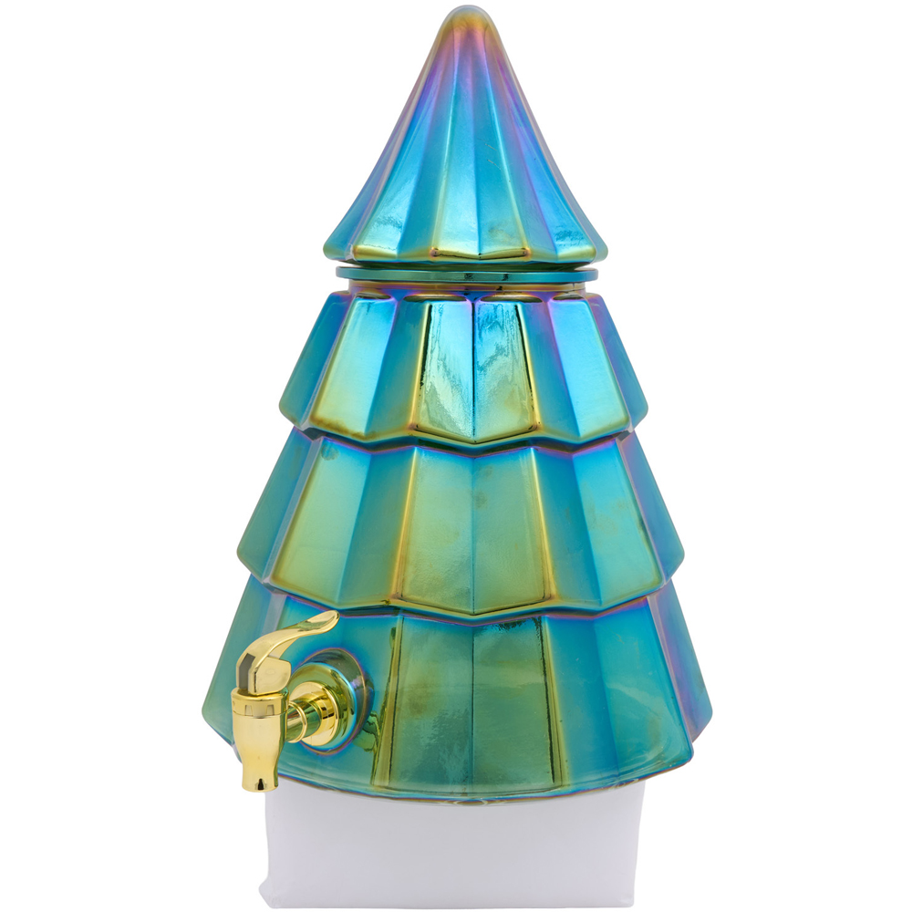 Christmas Tree Glass Drink Dispenser Image 2