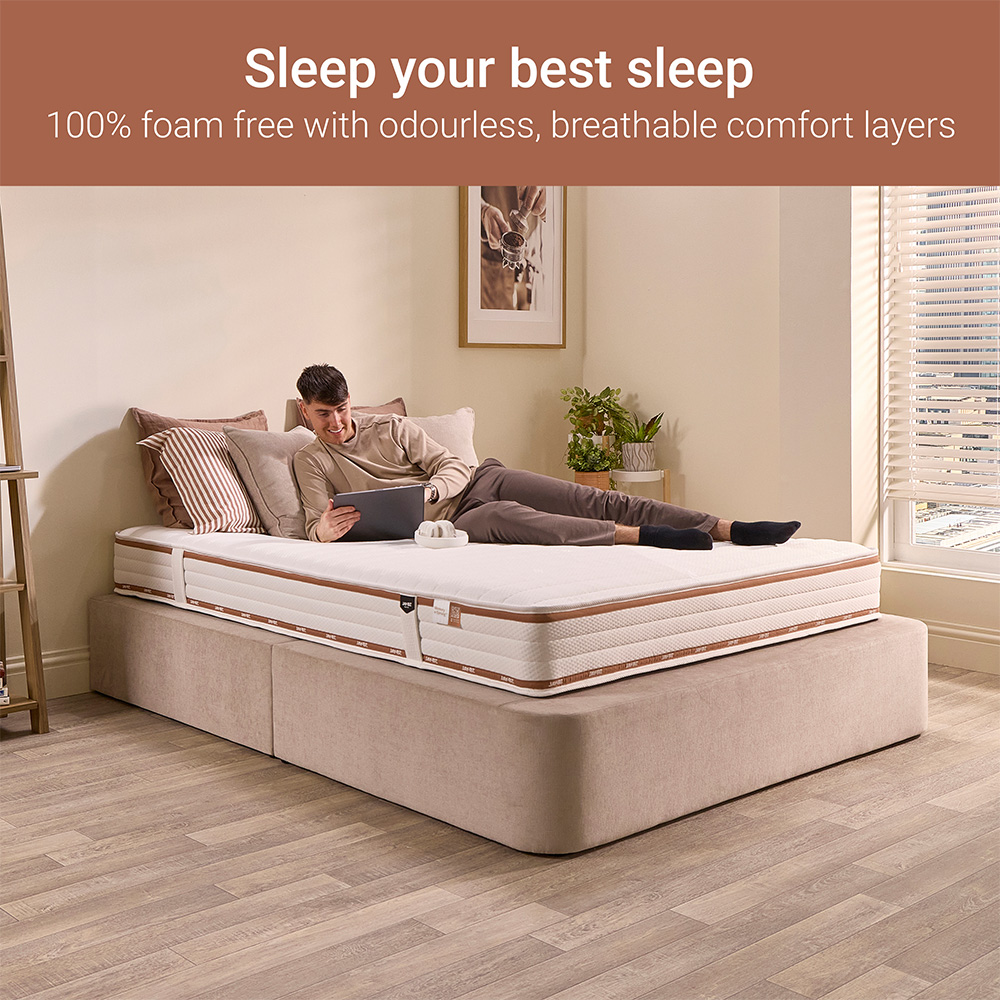 Jay-Be Ryze King Size Memory e-Fibre Sprung Mattress Image 6