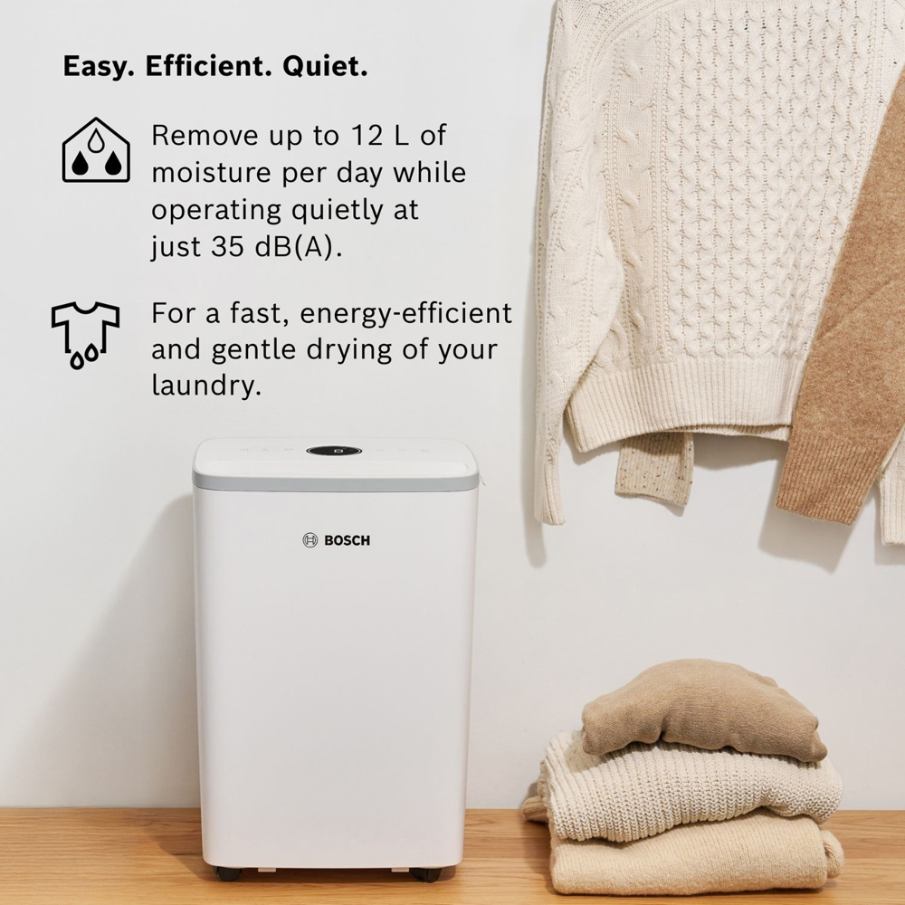 Bosch Dry 2000 Dehumidifier with 2-in-1 Filter 12L Image 4