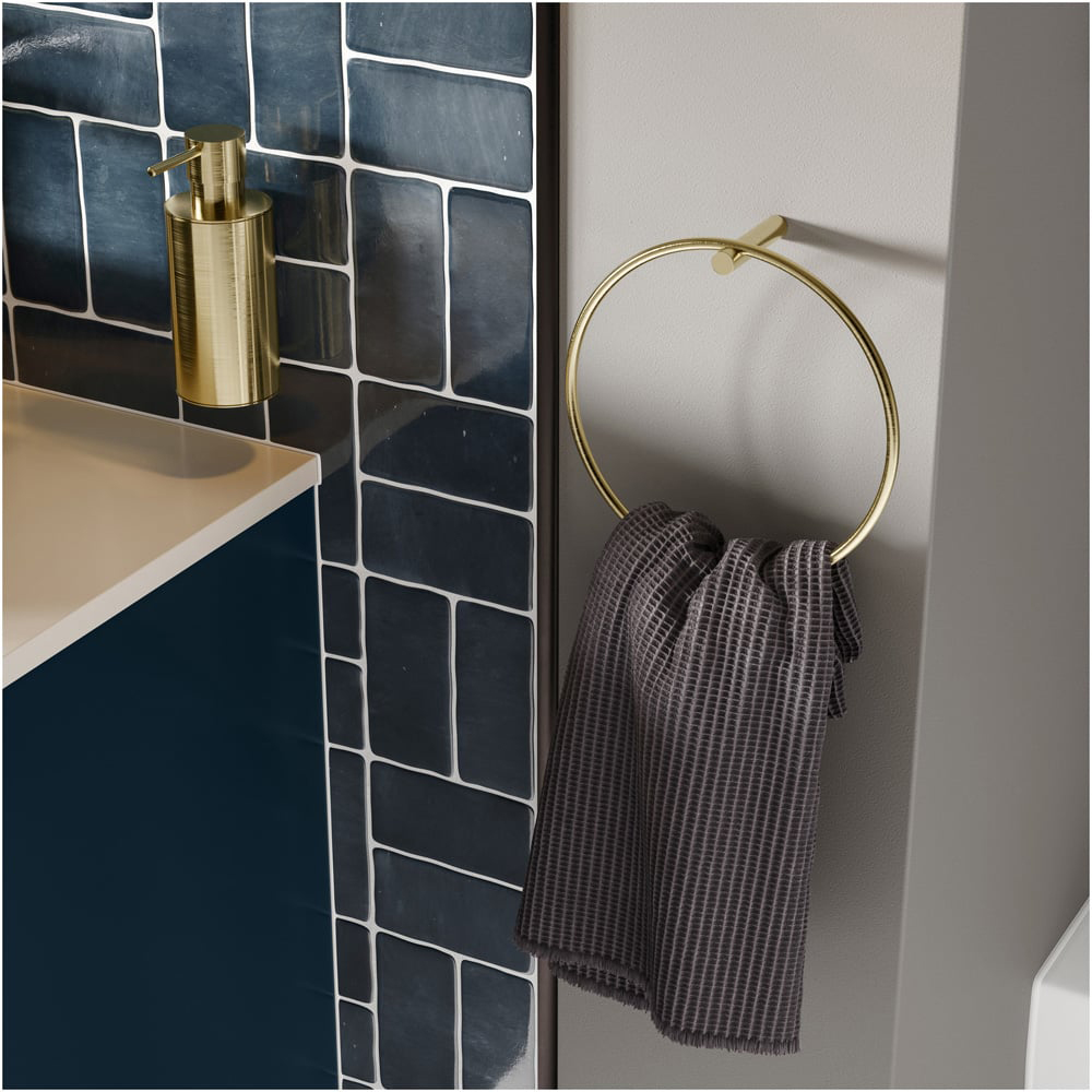 Bathstore Wharton Matt Blue Floor Standing WC Unit 500mm Image 4