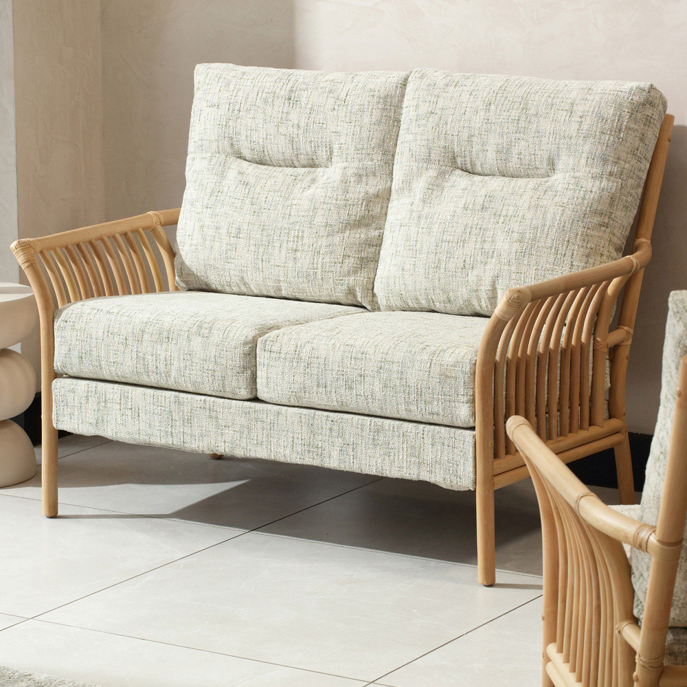 Desser Solo 4 Seater Natural Rattan Apple Crumble Sofa Set Image 5