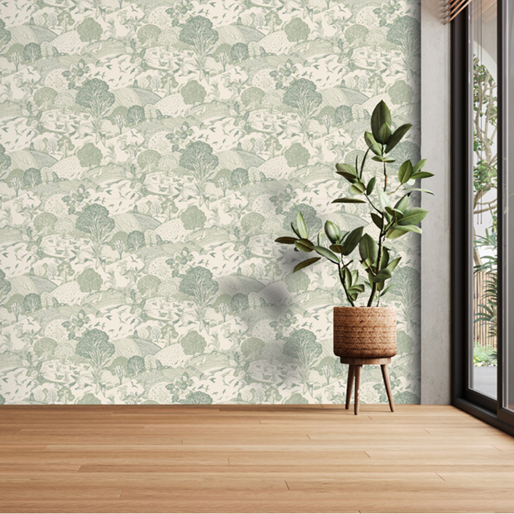 Arthouse Country Landscape Sage Wallpaper Image 3