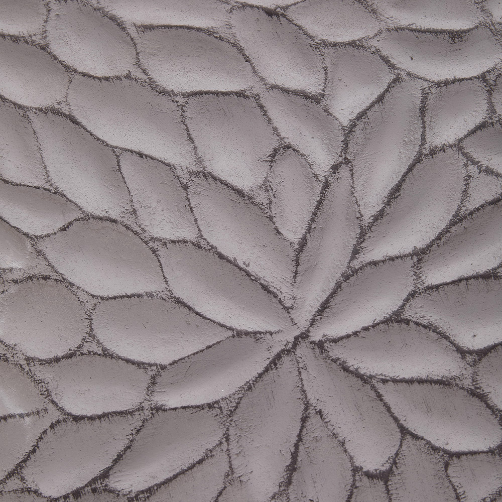 Living and Home Charcoal Grey Square Cement Planter with Drainage Holes 30.2 x 30.2cm Image 2