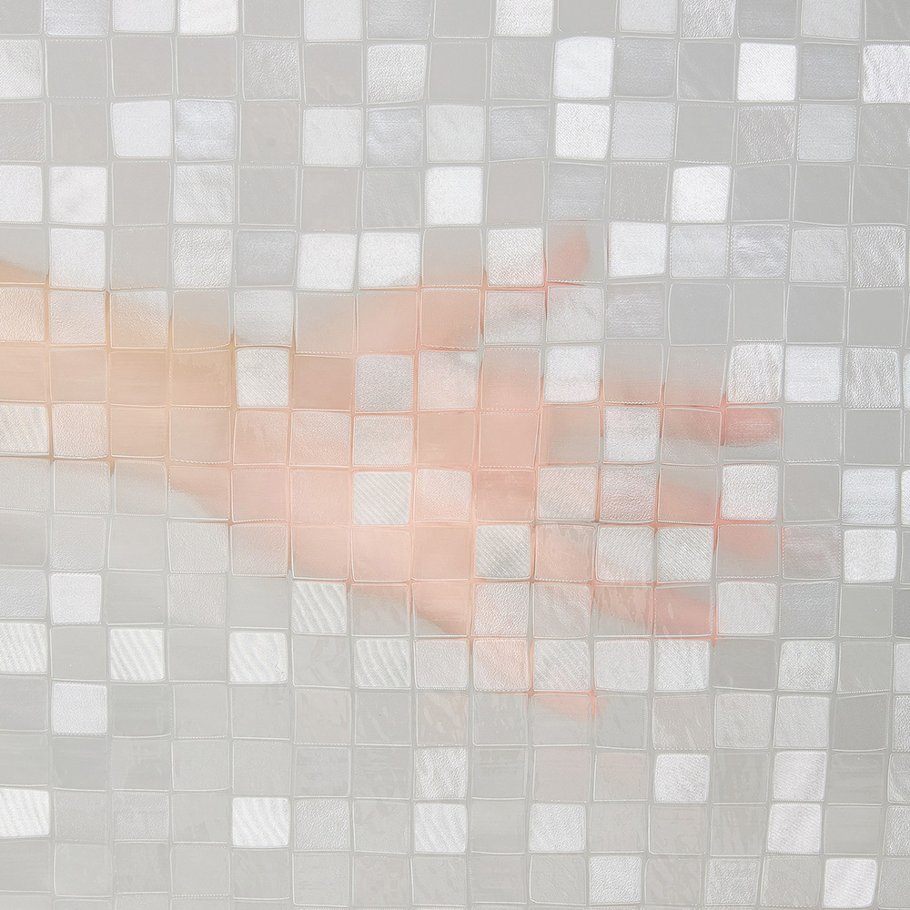 Living and Home Big Mosaic 3D PVC Self Adhesive Privacy Glass Window Film 200 x 61cm Image 7