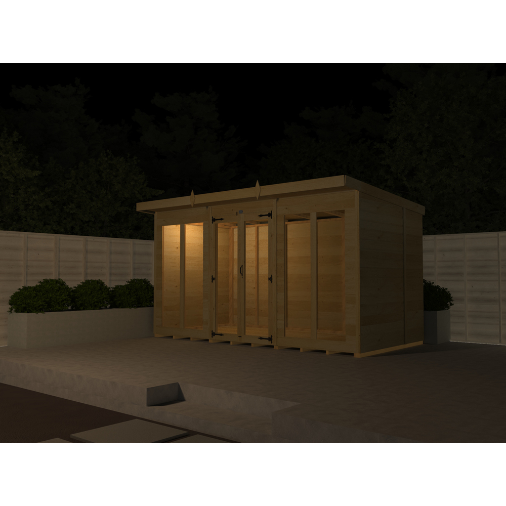 DIY Sheds 12 x 8ft Tongue and Groove Timber Pent Summerhouse Image 4