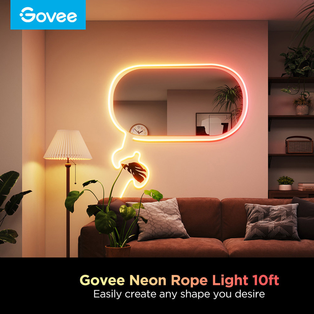 Govee RGBIC LED Smart Neon Rope Light 3m Image 6