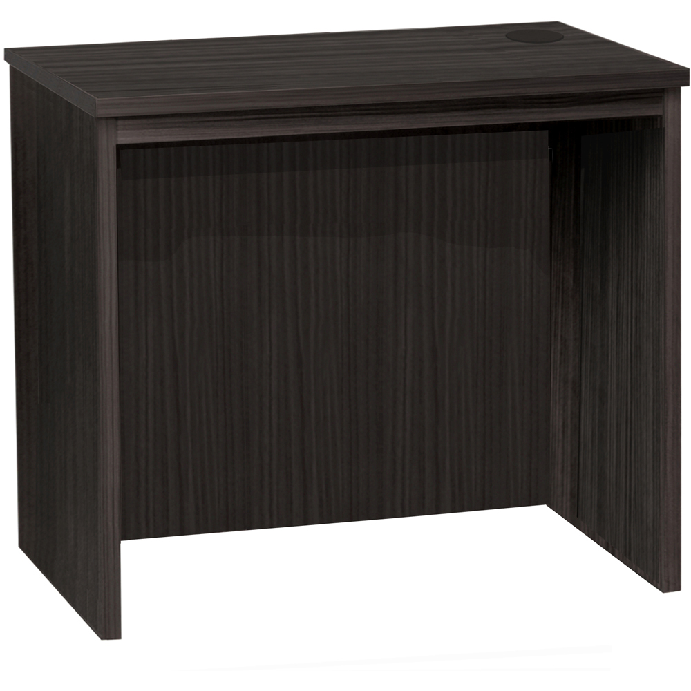 R White Cabinets Home Office Desk Black Image 2