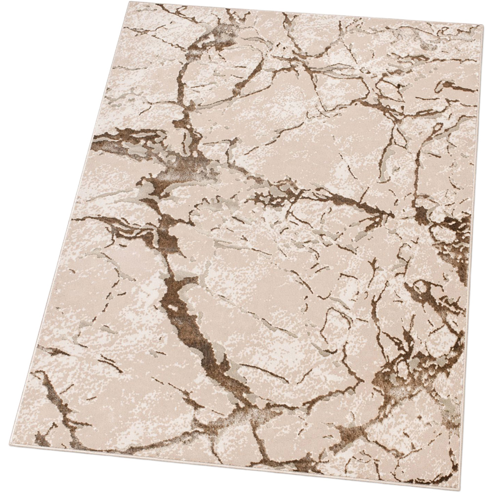 Smart Home Rugs Smart Living Venice Beige Carved Rug 60 x 110cm | Homebase