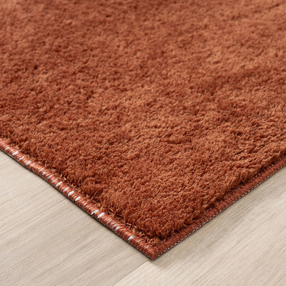 Desire Rugs Comfy Terracotta Anti Slip Felt Backing Rug 60 x 100cm Image 3