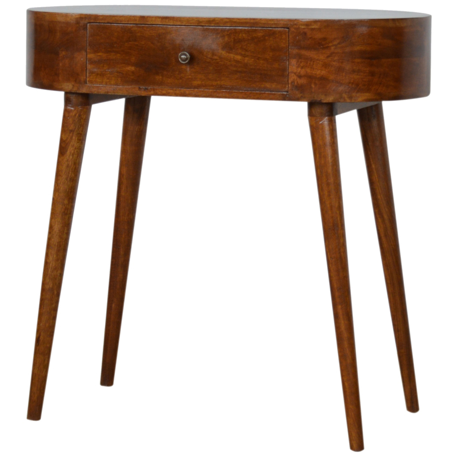 Artisan Furniture Albion Chestnut Single Drawer Solid Wood Console Table Image 3