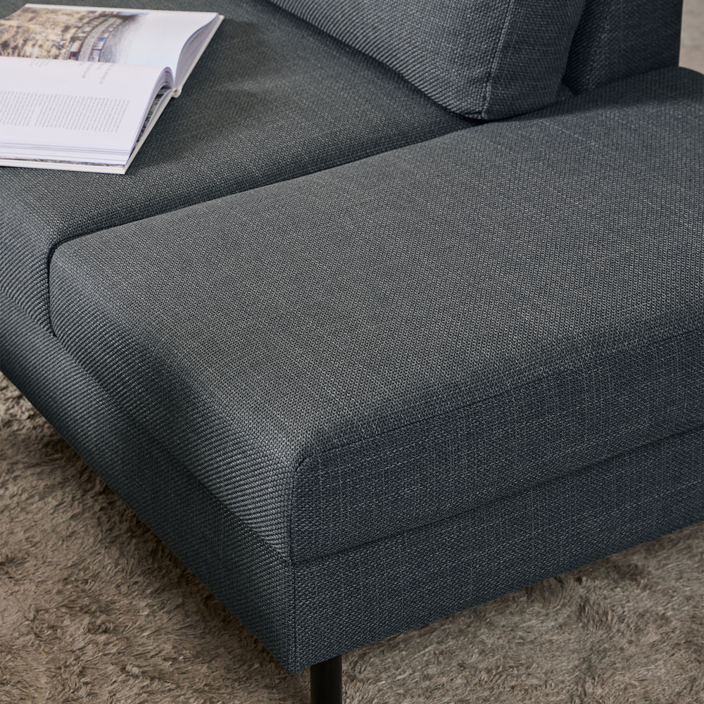 Florence Omaha 5 Seater Dark Grey Right Hand Facing Corner Sofa Image 6
