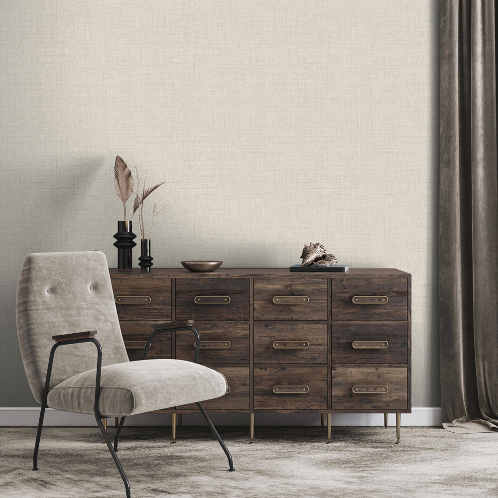 Fine Décor Grace Larson Texture Fabric Effect Stone Wallpaper Image 2