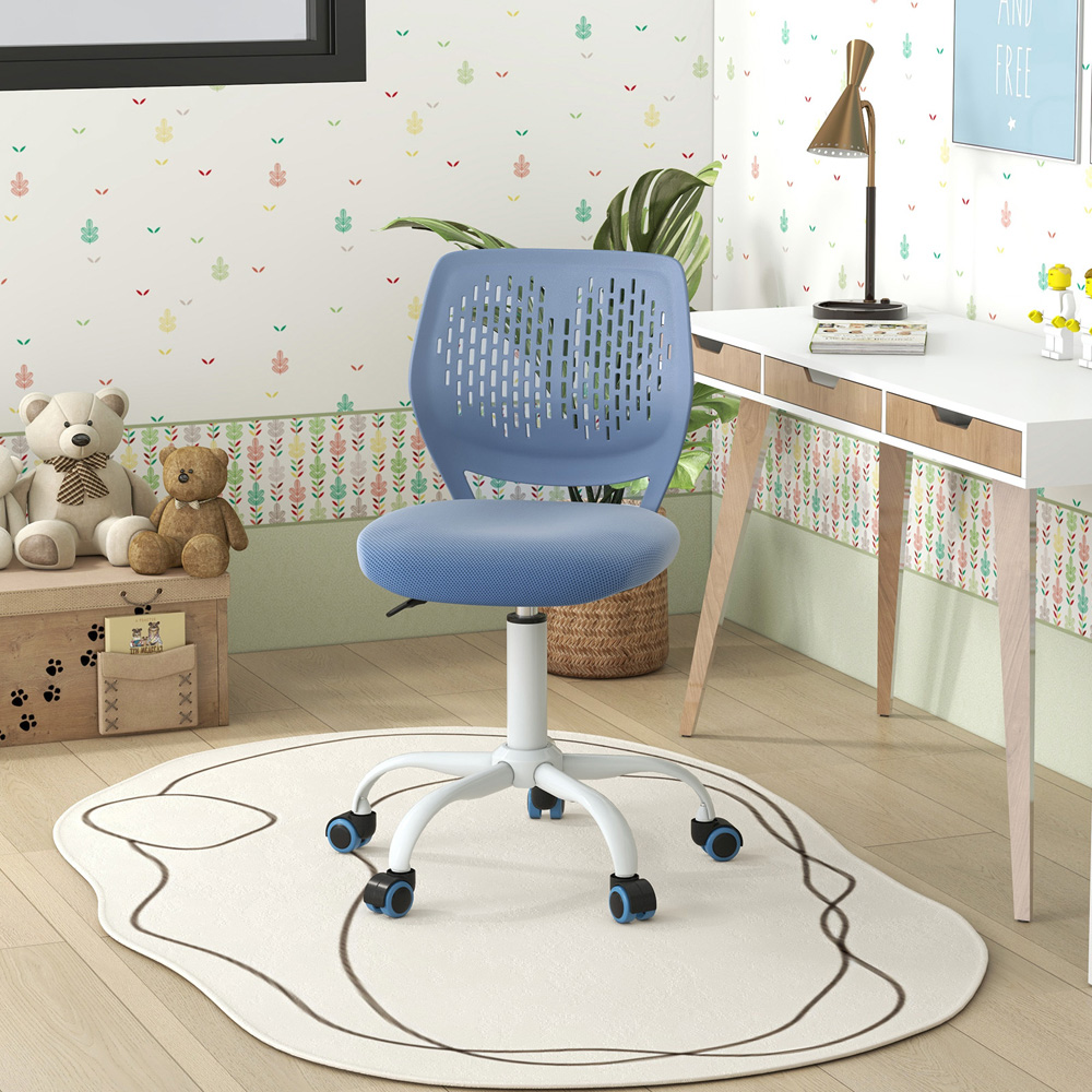 Costway Blue Ergonomic Children Study Chair Image 4