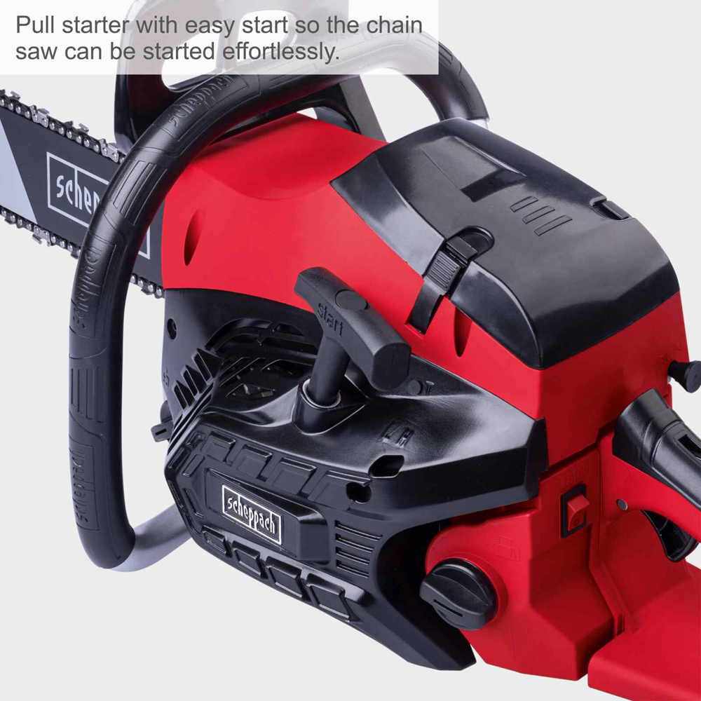 Scheppach PCS56 3.1HP 20 inch ProCut Blade Petrol Chainsaw 53cc Image 4
