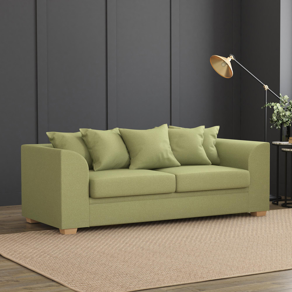 Modo 5 Seater Olive Venice Scatter Back Sofa Set Image 5