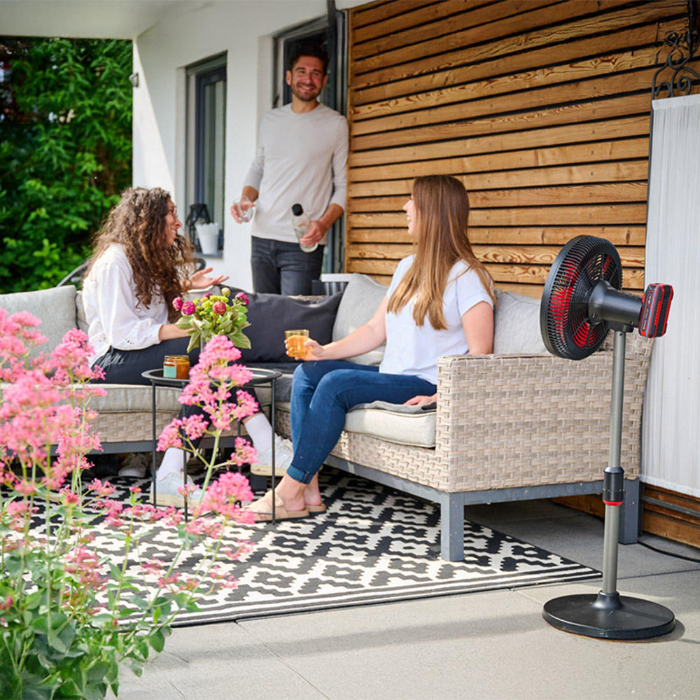 Einhell GE-CF Oscillating Cordless Tower Fan with Sturdy Base Bare Unit Image 2