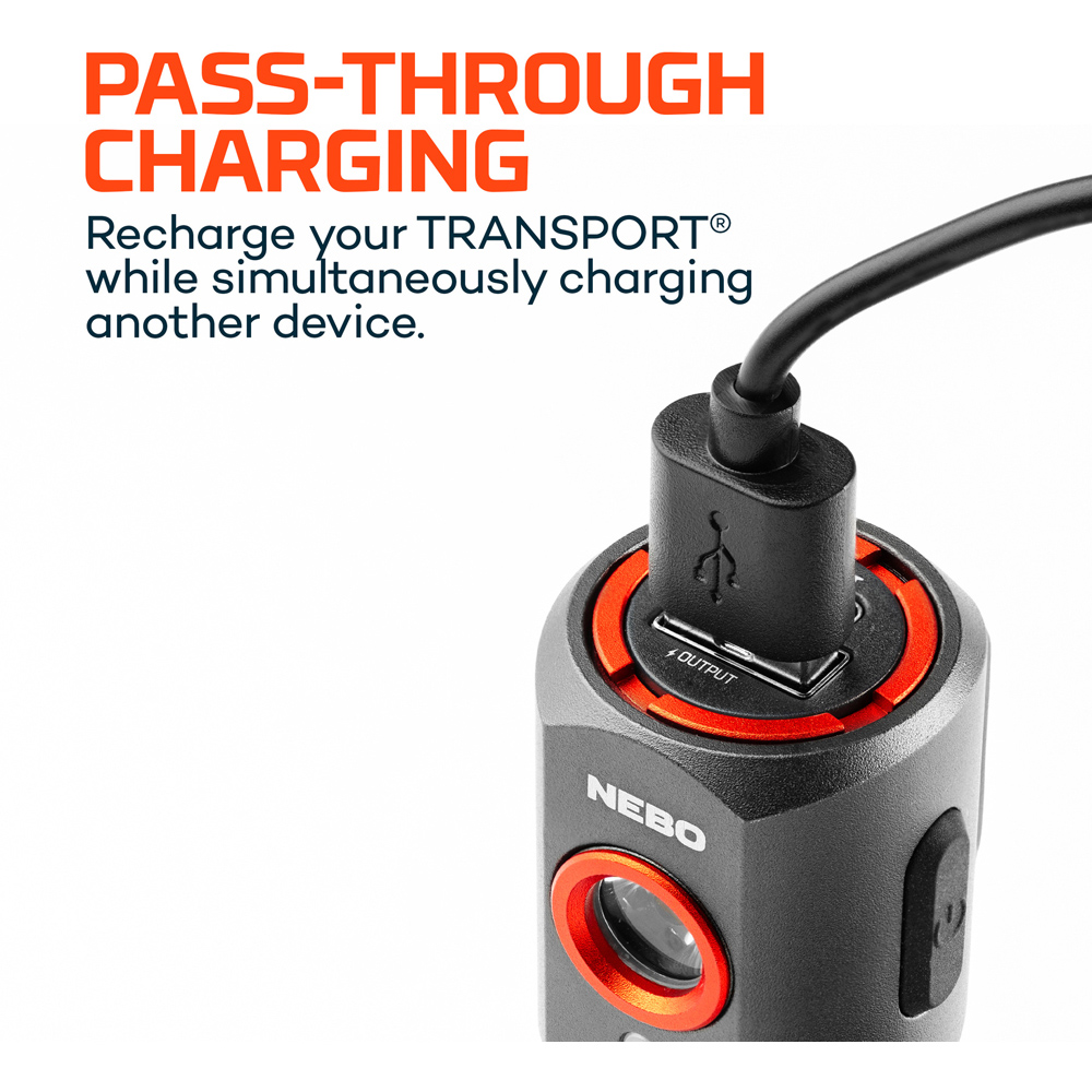 Nebo Transport 400 2-in-1 Car Charger and 400 Lumens Flashlight with Glass Breaker Image 7