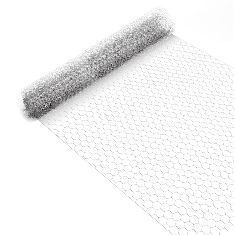 Living and Home Galvanized Hexagonal Wire Mesh Fence Netting 5m Image 3