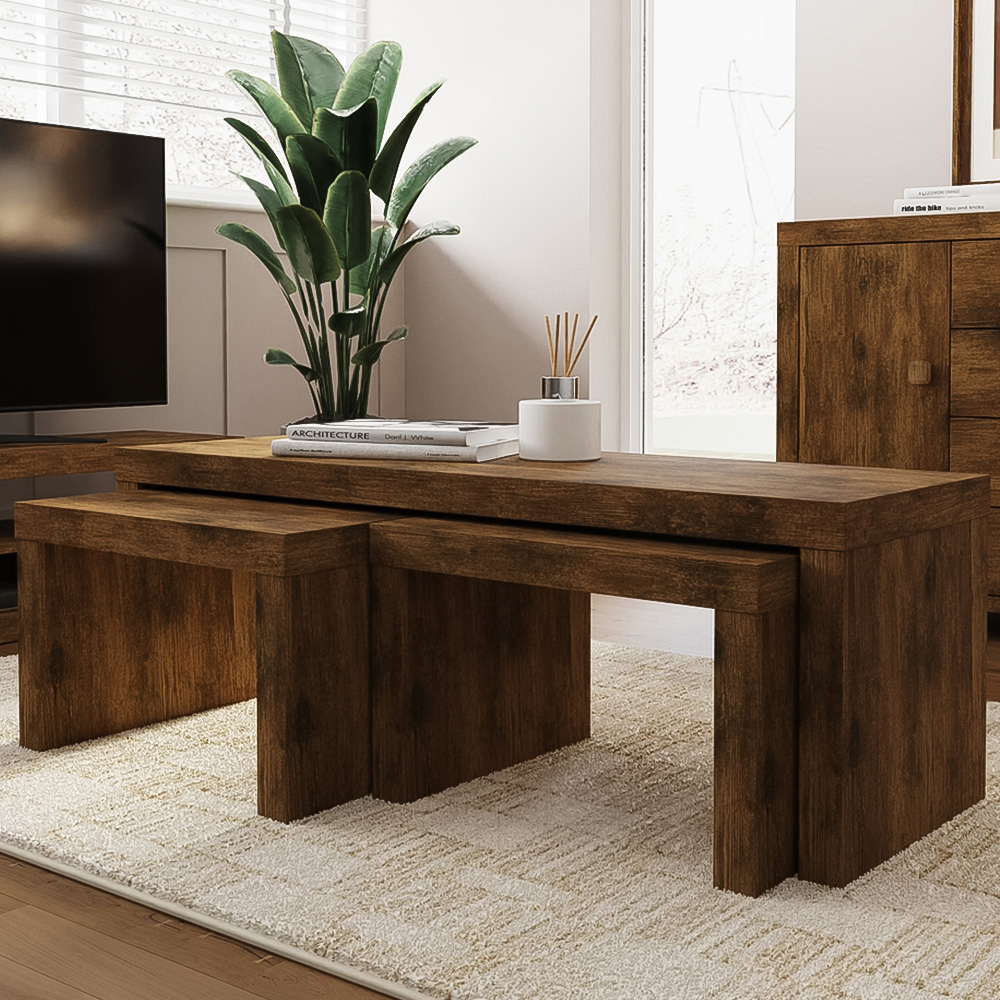 GFW Jakarta Mango Long John Nest of Tables Set of 3 Image 1