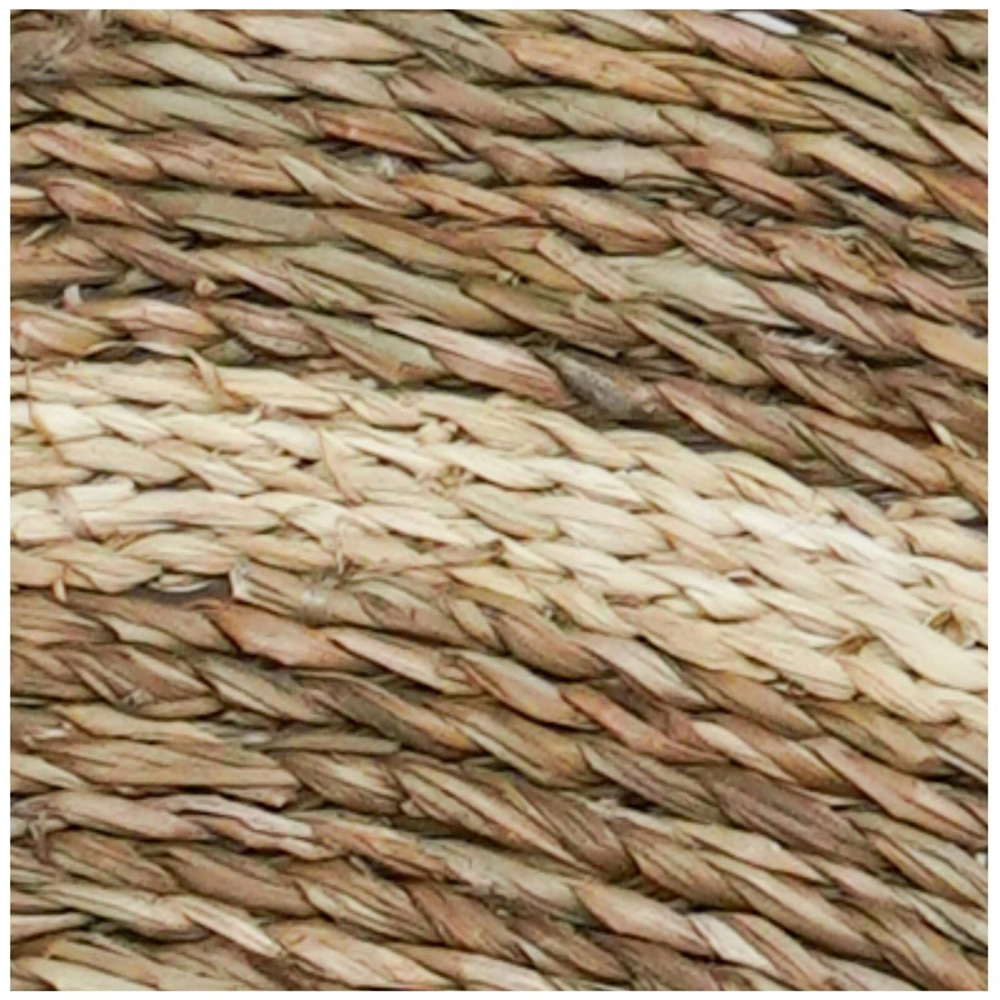 Ivyline Seagrass Spiral Round Christmas Tree Mat 90cm Image 4