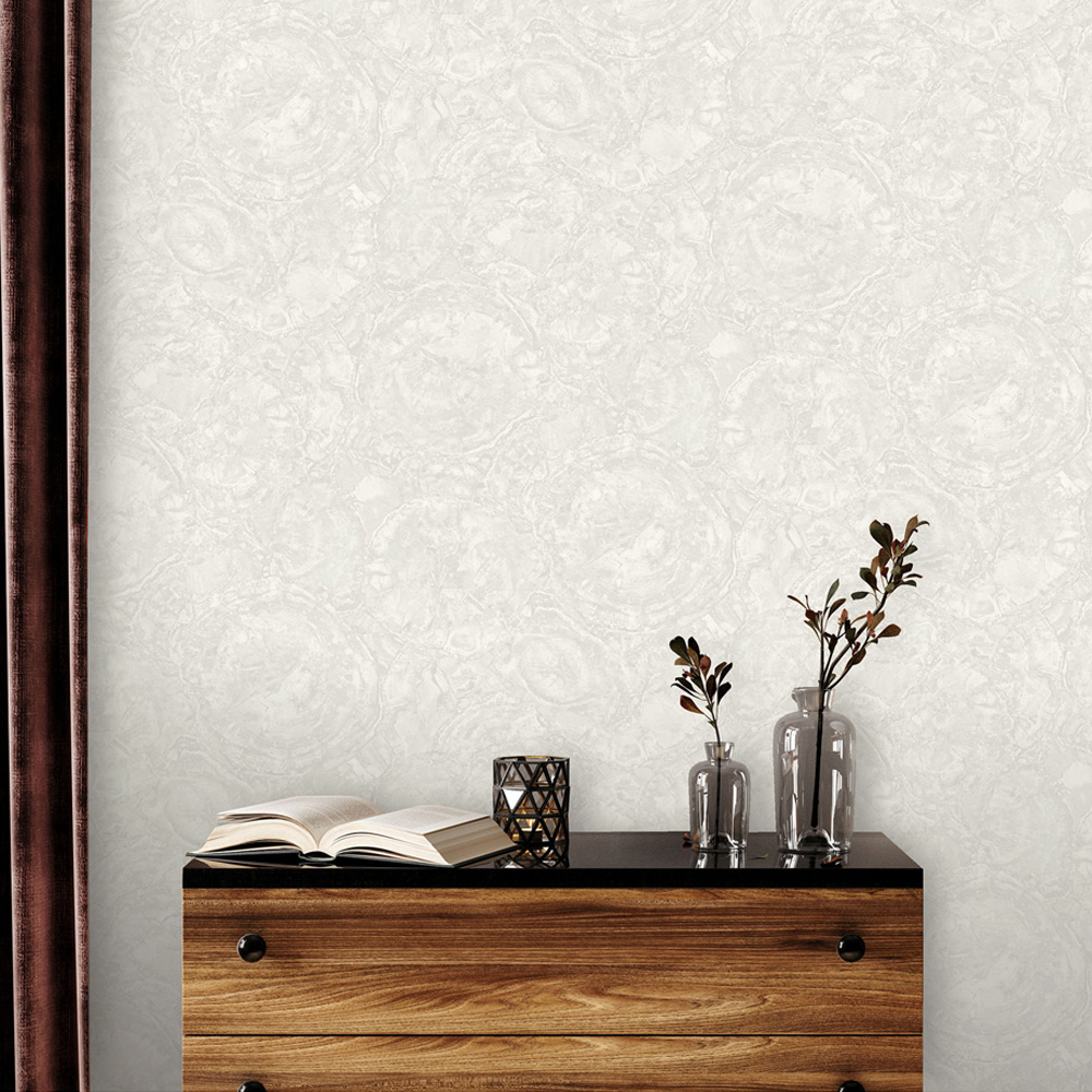 Rasch Orvieto Marble Ice White Wallpaper Image 5