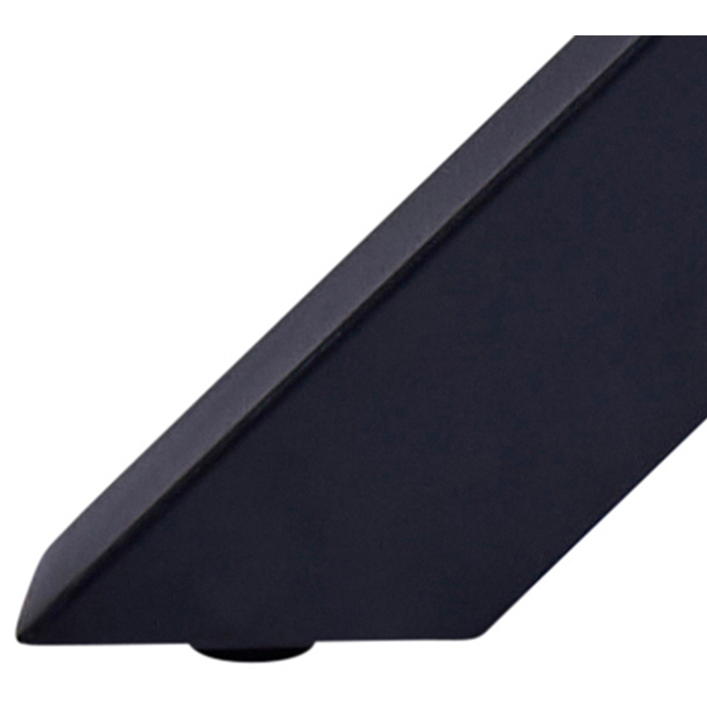 Florence Heaven 4 Seater Marble Top Round Dining Table Set with White and Black Image 6