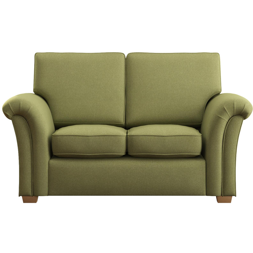 Castleacre 2 Seater Venice Olive Fixed Back Sofa Image 3