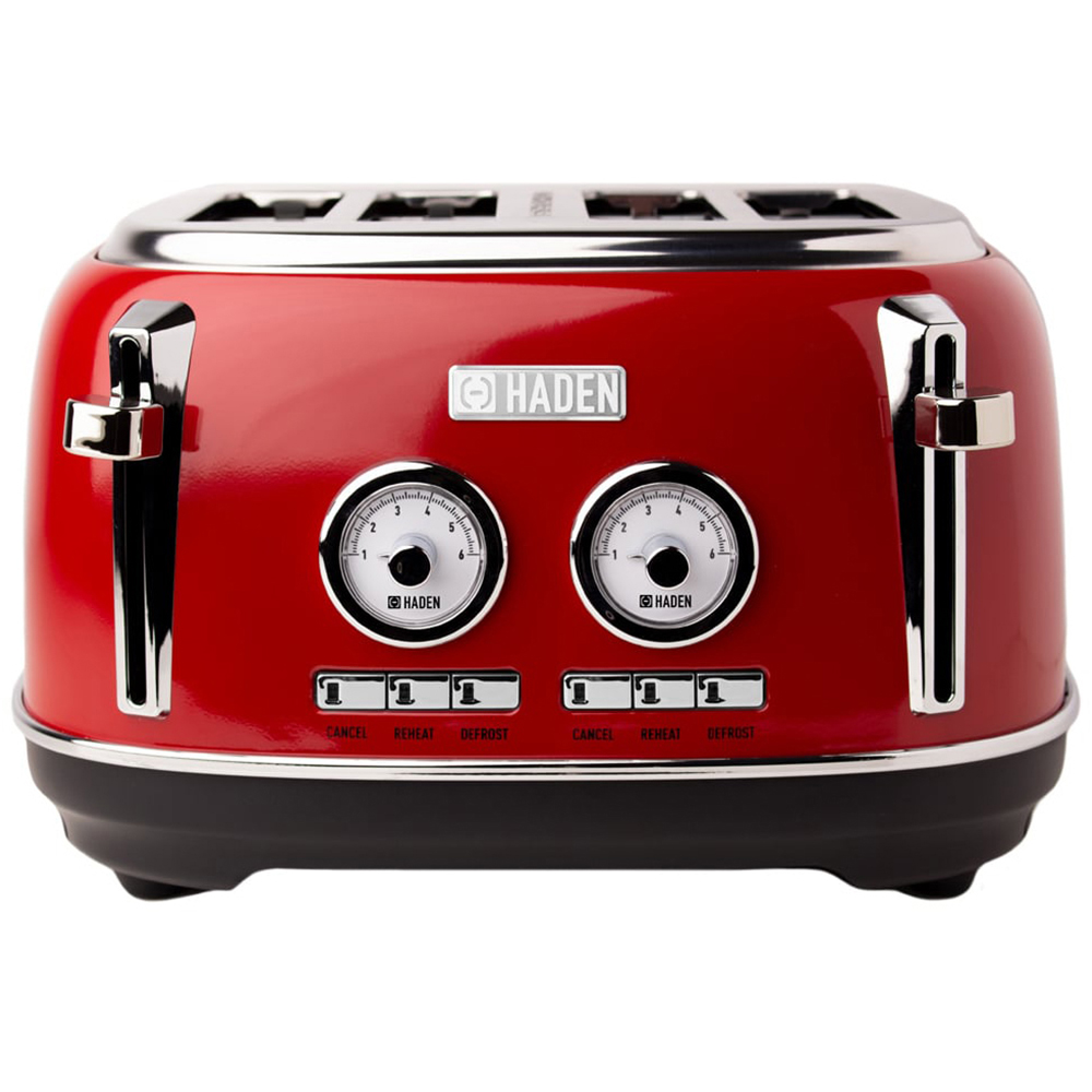 Haden Red Jersey 4 Slice Toaster Image 2