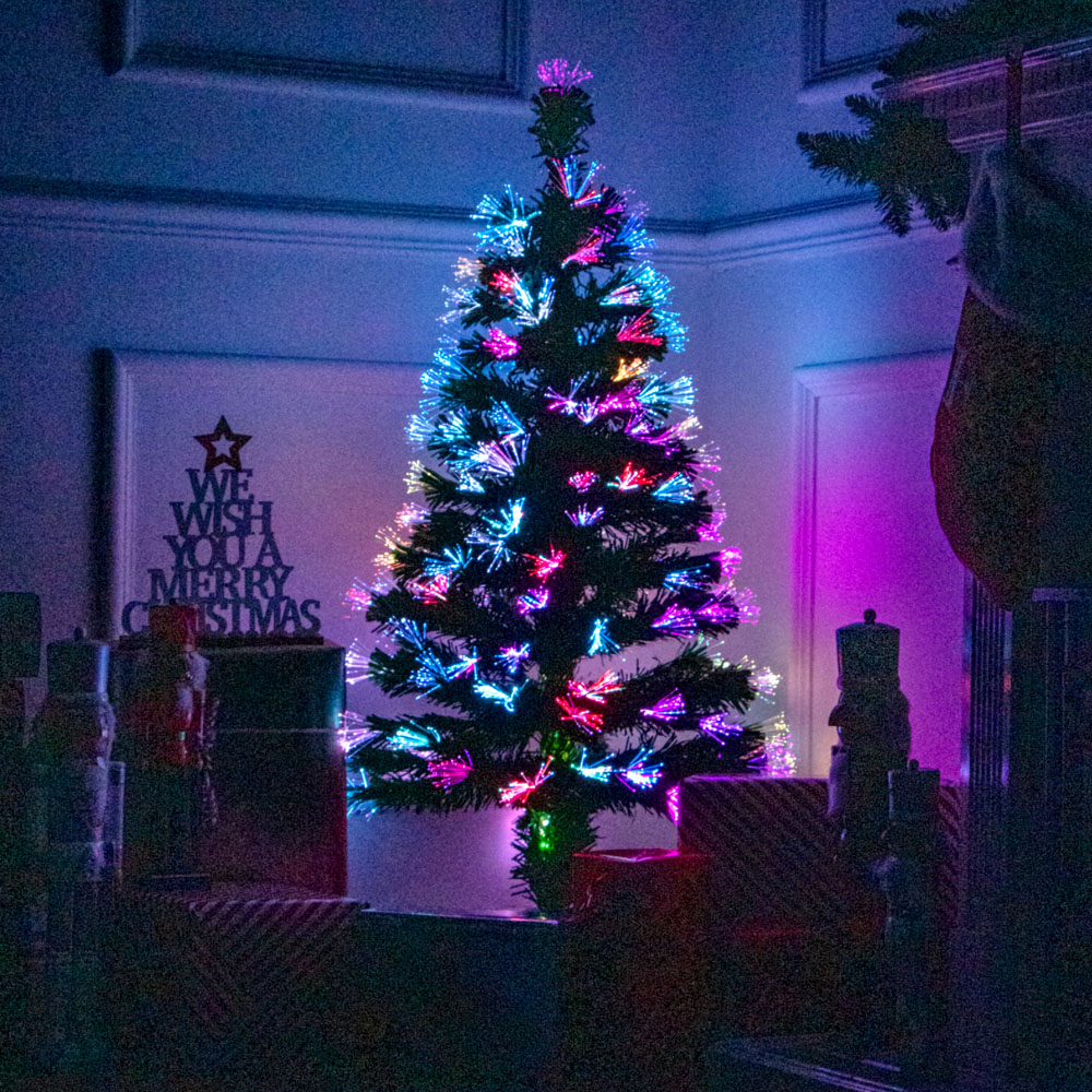 The Christmas Workshop Green Fibre Optic Christmas Tree 2ft Image 3