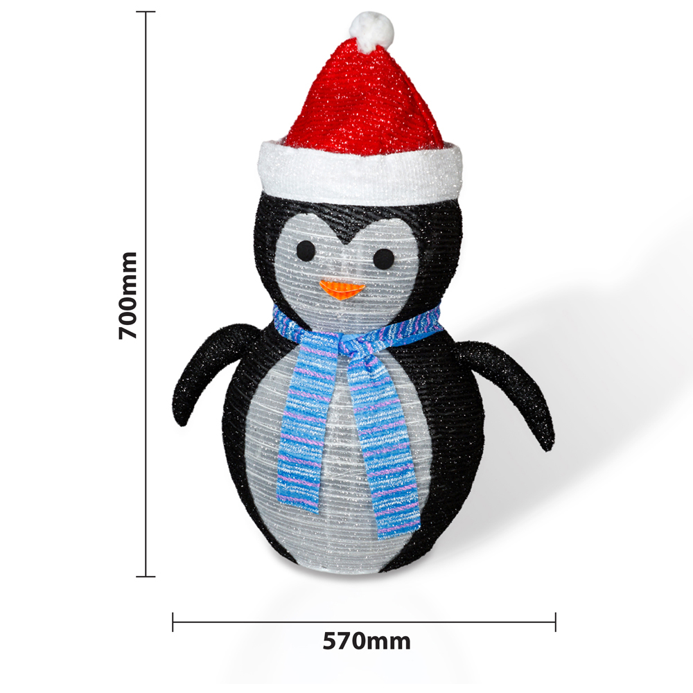 Xmas Haus Collapsible LED Outdoor Penguin Decoration Image 5