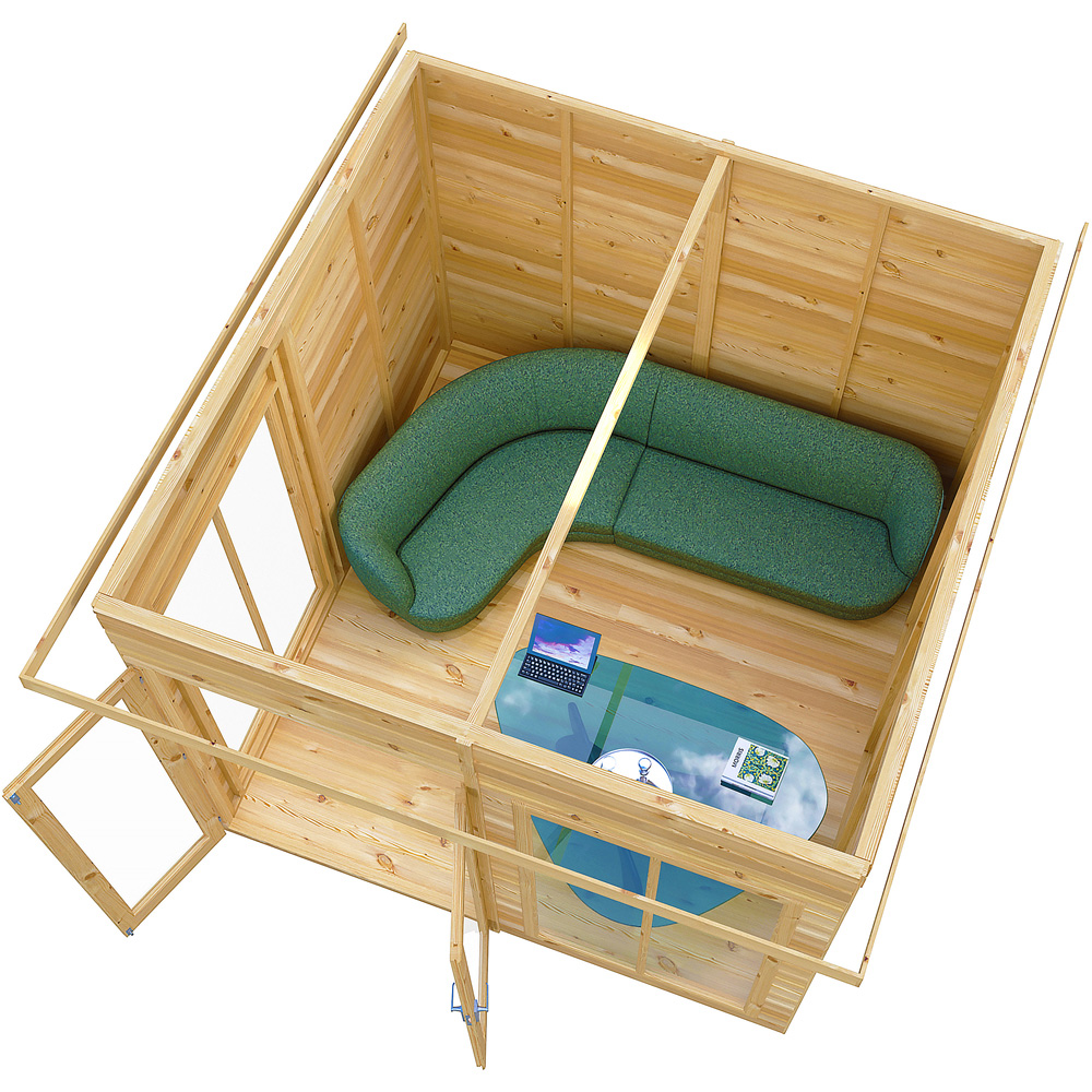 Shire Lela 8 x 8ft Double Door Summerhouse Image 3