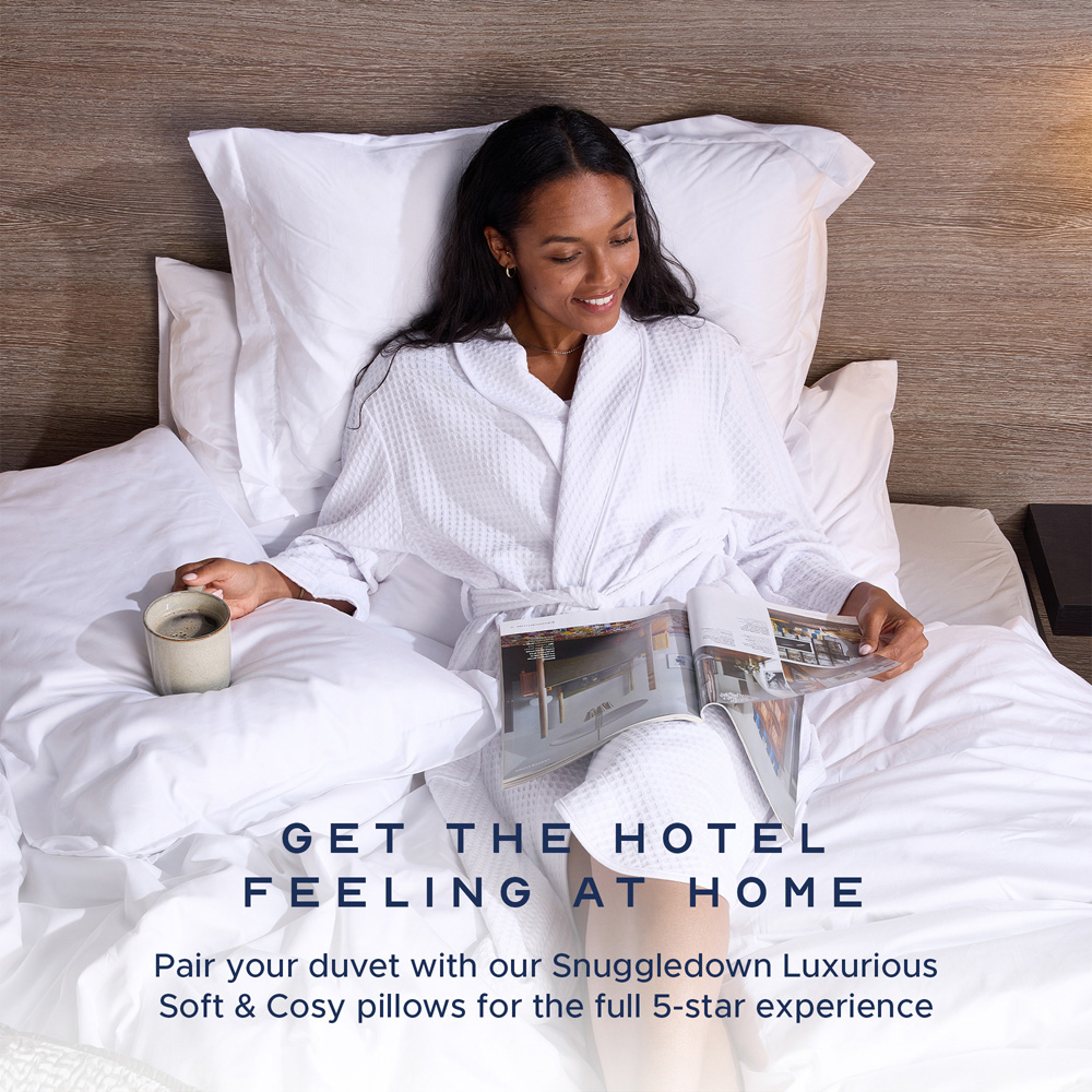 Snuggledown King Size White Luxurious Hotel Duvet 4.5 Tog Image 8