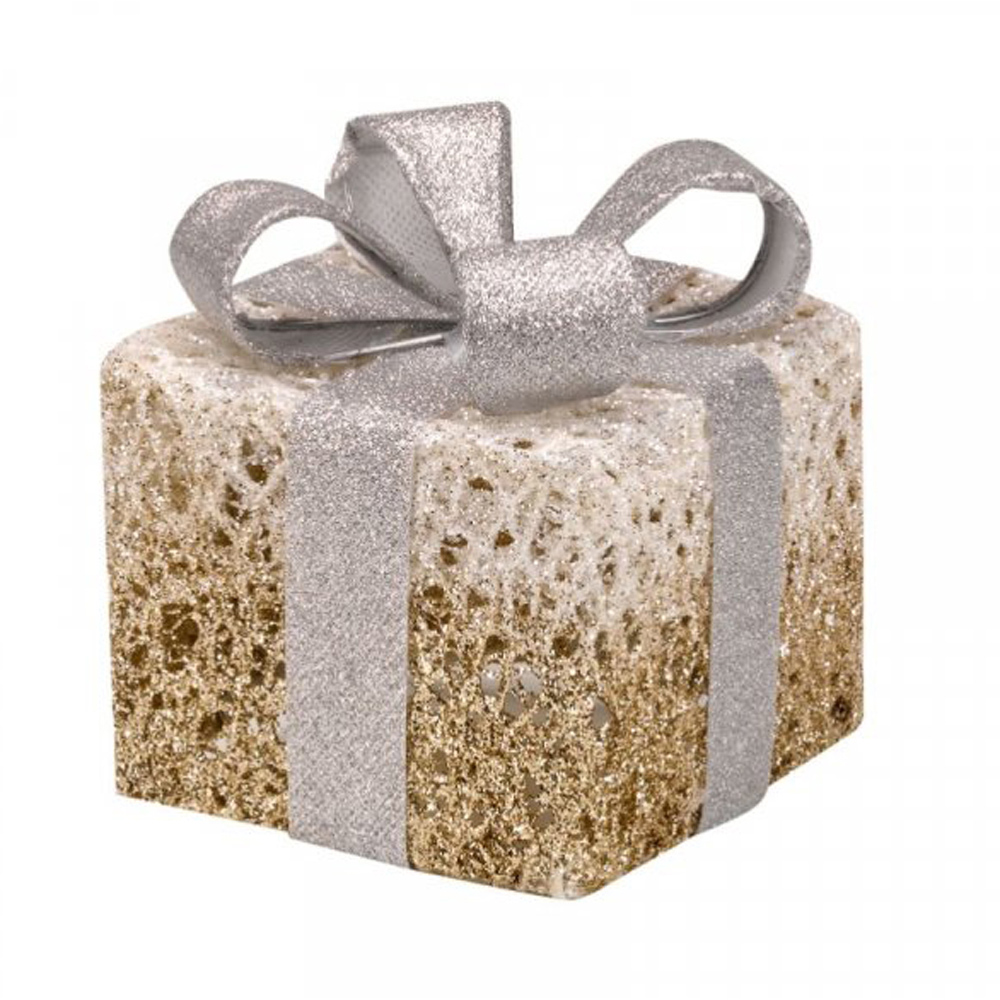 Marco Paul Gold Sparkly Faux Gift Box 3 Piece Image 5