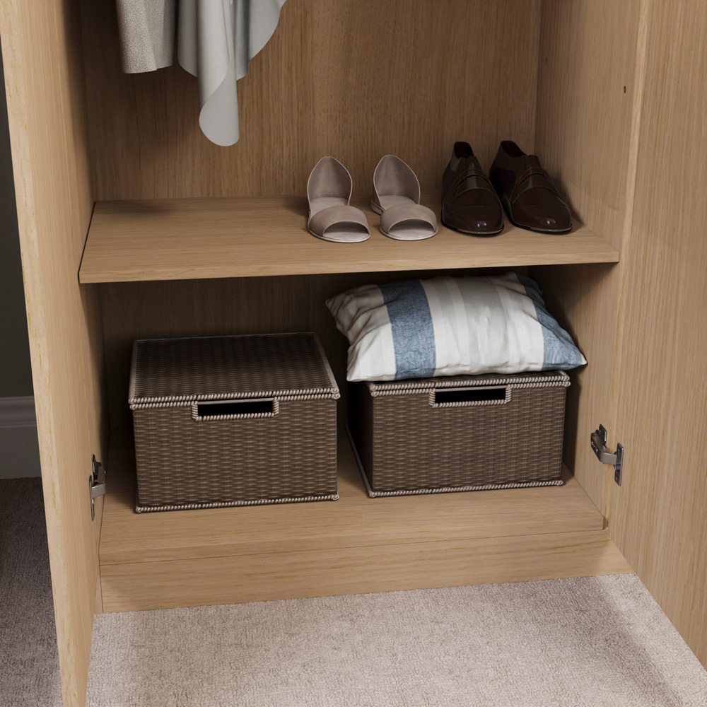 VIDA DESIGNS Riano 3 Door Pine Wardrobe Image 7