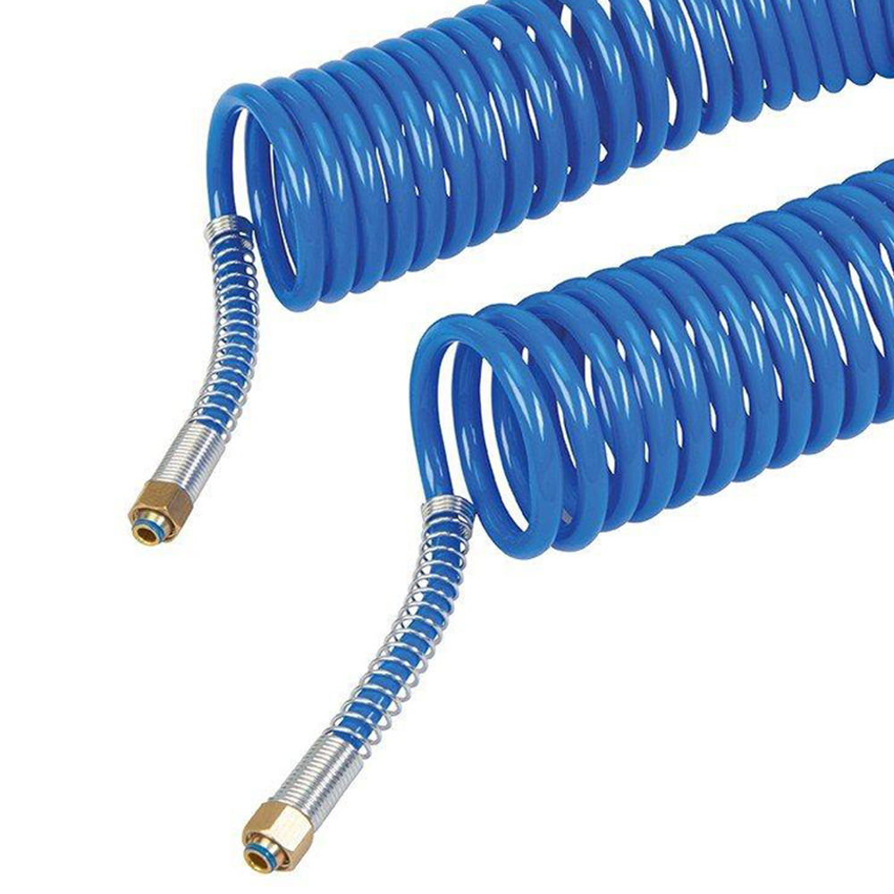 Silverline Blue Coiled Air Hose 10m Image 2